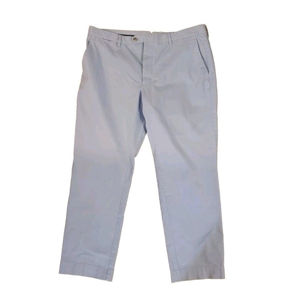 Euc HACKETT Sky Blue Sanderson Tailored Chino Pant 36R!